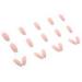 Hkanlre Pink Gradient Coffin Press on Nails | 24PCS Long Ballerina False Nails for Women and Girls - Buy Online on GoSupps.com