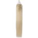 40cm Platinum Blonde Microring Extensions - Remy Real Hair Loop Extensions | 50g 100 Strands - #60 - Buy Online on GoSupps.com