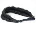 BOBIYA Wide Fishtail Black Headband for Women | Elastic Stretch Synthetic Hair Braided Headband in Black - Buy Online on GoSupps.com