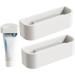 Toothpaste Tube Clamp - No-Punching Tooth Paste Tube Squeezers - Multipurpose Toothpaste Holder Bathroom Accessories for Organization Qmisify - Buy Online on GoSupps.com