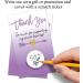 Haizct 50 Pack Purple Thank You Blank Gift Certificate Scratch Off Cards - Ideal for Small Businesses, Spa, Beauty, Makeup, Hair Salon, Bridal Shower, Baby Shower, Country Wedding - Gold-GK090 - Buy Online on GoSupps.com