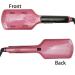 3 Barrel 1 Inch Ceramic Tourmaline Hair Curler - Adjustable Temp Fast Heating Wavy Curls - Pink Beachy Wave Iron for Wet & Dry Hair - Buy Online on GoSupps.com