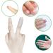 Breathable Gel Finger Cots (14 PCS) for Eczema, Wounds, Arthritis - Beige - Buy Online on GoSupps.com