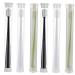 Clispeed 6st nano toothbrush for pregnant women extra soft toothbrush for women ultra-bristles soft bristle micro hand toothbrush oral pregnant woman friendly household ABS-Highlight handle
