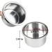 FIGHTART 500cc Wax Pot Replacement Inner Pan Tin Container - Hair Removal Waxing Can 14oz - Buy Online on GoSupps.com