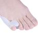 PEDIMEND Silicone Gel Small Toe Bunion Relief Toe Separator (1PAIR) - Pinky Toe Alignment/Bunionette Pad - Corns/Callus Relief Wrap - Unisex - Foot Care (Tailor's Bunion Protector 1PAIR - 2PCS) Tailor's Bunion Protector 1 Pair (Pack of 1)