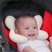 Blublu Park Baby Head Support Pillow for Newborn - Soft Cotton Pillow for Car Seats and Strollers (White) - Buy Online on GoSupps.com