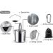 BeGrit Stainless Steel Camping Coffee Percolator Kettle with Handles and Lid - Portable Tea Pot for Hiking, Camping, and Picnic - Buy Online on GoSupps.com