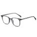 Pin Temple Square Tr90 Frame Blue Light Blocking Glasses for Women Men Anti UV Ray Computer Reading Glasses for Women Men Gray 49 Millimeters
