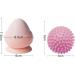 Pink Trigger Point Presser Fascia Ball - Massage Device for Muscle Pain & Tension Relief | Suction Cup Handle & Pink Hedgehog Ball - Buy Online on GoSupps.com