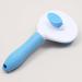 Secwell Dog Self-Cleaning Brush | One-Button Undercoat Remover | Blue | International Shipping Available - Buy Online on GoSupps.com