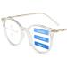 Firmoo Progressive Multifocus Computer Reading Glasses 2.0 Clear Blue Light Blocking Glasses UV400 Readers Eyeglasses
