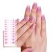 AJTUTUS Semi Cured Gels s Stickers Light Required s Polish Strips Gels Strips s Decortions for Party Wedding