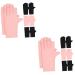 POPETPOP 8 Pairs Nail Gloves Black Fingerless Gloves Women Uv Rays Gloves Anti Gloves for Gel Nails Fingerless Gloves Uv Anti Uv Gloves Nail Art Gloves Manicure Nylon