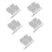 balacoo 2 Sets Ring Palette Tools Makeup Mixing Tray for Foundation Plate for Cosmetic Makeup Plate Cosmetic Mixing Tool Makeup Mixing Plate Stainless Steel Foundation Plate Nail