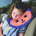 Kids Car Travel Pillow Car Seat Belt Cushion Child Head Neck Support Pillow Baby Seat Belt Protector Toddler Neck Pillow Headrest Boys Girls Travelling Sleeping Pillow For Car Seat Pushchair Train Blue