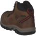 KEEN Unisex-Child Ridge Flex Mid Waterproof Leather Hiking Boots - Big Kid Bison/Red Carpet - Buy Online on GoSupps.com