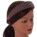 Retro Thicken Padded Velvet Diamante Wide Chunky Hair Band/Headband/Alice Band in Burgundy - Buy Online on GoSupps.com