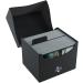 Gamegenic Side Holder 100+ XL Casual Deck Box | Double-Sleeved Card Storage with Flex Card Divider | Premium Card Protector | Black Color - Buy Online on GoSupps.com