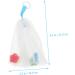 Baluue 2pcs Foaming Net Soap Savers for Bar Soap African Wash Net Soap Foaming Bag Bubble Pe White 21x14x0.2cm White - Buy Online on GoSupps.com