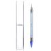 Onwon Dual-Ended Nail Rhinestone Picker Wax Tip Pencil Pick Up Applicator Dual Tips Dotting Pen Beads Gems Crystals Studs Picker with Acrylic Handle Manicure Nail Art Tool (Blue)