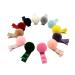 Lurrose 12pcs Pom Pom Ball Hair Clips | Cute Alligator Hairpins | Fur Ball Christmas Hair Clips - Perfect for Kids & Teens - Buy Online on GoSupps.com
