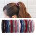 Breezo Multi-Colored Hair Ties - 20 Elastic Headbands for Thick Curly Hair - Perfect Ponytail Holders & Hair Accessories for Women & Girls - Buy Online on GoSupps.com