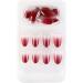 dijiusidy False Nail Fashionable Various Shapes Fingernail Full Coverage Strong Viscosity Adjustable Paster for Manicure Art 33 F741 33 1 count (Pack of 1) - Buy Online on GoSupps.com