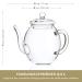 Creano Heart-Shaped Gift Set: 6 Types of White Tea + 500ml Glass Teapot Perfect Gift for Women & Tea Lovers - Buy Online on GoSupps.com