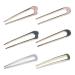 6 Pieces Metal U Shaped Hairpins French Hair Pin Hair Chignon Pins Metal Hair Pin Fork Sticks 2 Prong Bun Hairstyle Accessories for Women 6Pcs Gold silver