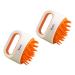 GLEAVI 2pcs Nonslip Massage Brush Shampoo For Baby Bath Shower Foam Suitable For Adults Efficient Skin Cleansing