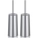 IXO Toilet Brush and Holder, 2 Pack Toilet Brush 304 Stainless Steel, Toilet Bowl Brush for Bathroom Toilet-Ergonomic, Elegant,Durable