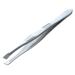 Tiger007 Silver Tone Stainless Steel 3.5" Length Tweezer for Eyebrow