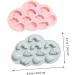 6 Pcs Silicone Mold Silicone Ice Mold Cake Mold Chocolate Mold Cookie Mold Baking Mold Biscuit Kitchen Supplies Silica Gel 22.6X14.5X1.5CMx3pcs Assorted Colorx3pcs - Buy Online on GoSupps.com