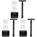 Fomiyes 3sets Tool style trimmer: trimming disposal with distance Face handle young black hair travel cliffs home shaper clipper holder side clean and old beard blackx3st 11.2x4.43cmx3pcs