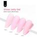 Beetles Jelly Gel Nail Polish in Translucent Sheer Pink - 15ml - Buy Online on GoSupps.com