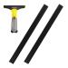 volumoon Replacement Blades for Window Vac 280mm Glass Cleaner Replacement Lips Squeegee Blades for WV2 WV5 Window Vacs 2 Pcs Window Vac Accessories Rubber Damage-Free Glass Cleaning Household
