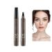 Generic 2024 Upgrade Magic Eyebrow Pencil 3D Waterproof Microblading Eyebrow Pencil Contouring Pen 4 Tipped Precise Brow Pen Magic Eyebrow Pencil (Gray Brow)
