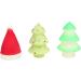 Makeup Sponges Set 3 Pieces Makeup Sponge Christmas Theme High Elasticity Breathable Liquid Cream Blending Sponge - Buy Online on GoSupps.com
