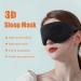 Buy 3D Contoured Sleep Mask | Soft Memory Cotton Eye Mask for Travel | Comfortable Blindfold for Men & Women - Buy Online on GoSupps.com
