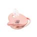 HAOLEI Luxury Baby Golden Pacifier with Chain Clips - Bling Dummy for 6-12m - Pink Baby Feeding Supplies - Buy Online on GoSupps.com