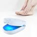 Nail fungus laser treatment device nail laser cleaning toenail fingernails & onychomycosis nail fungus remover for home use with 470nm blue light+660nm red light+905nm infrared light (white)