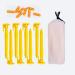 9 Inch Plastic Tent Stakes for Sand,Heavy Duty Tent Stakes for Beach Tent,for Canopy Tent with Wind Rope Buckle & Pouch,Ultimate Ground Stakes,Durable Tent Pegs for Outdoor & Garden Lawn-8Pack