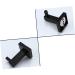 Alipis 2pcs Towel Hook Wall Mounted Towel Holder Coat Hook Towel Hanger Clothes Hook Accessories Matte mediumx2pcs Blackx2pcs - Buy Online on GoSupps.com
