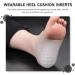 Lurrose Height Increasing Insoles - Invisible Silicone Heel Cushions for Men & Women | Comfort Foot Support Liner - Buy Online on GoSupps.com