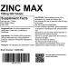 Zinc Max 100mg 360 Tablets | Pharmaceutical Grade Mineral Supplement - Buy Online on GoSupps.com