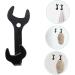 Alipis Iron Wrench Hook Decorative Hooks Peg Hooks Wall Coat Hanger Wall Hooks for Hanging Scarf Plant - Buy Online on GoSupps.com