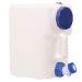 RedSwing 4 Gallon/15L Portable Water Container with Spigot, Water Storage Carrier for Camping Outdoor Hiking, BPA Free White 4Gal/15L
