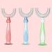 Cartoon 360 U-Shaped Baby Toothbrush - Soft Silicone Dental Care Tool for Kids & Toddlers - Buy Online on GoSupps.com