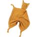 ShapeW Baby Pacifier & Teether Blanket - Soft Animal Cats Bib for Infants | Comfort Sleeping & Breastfeeding Toy - Buy Online on GoSupps.com